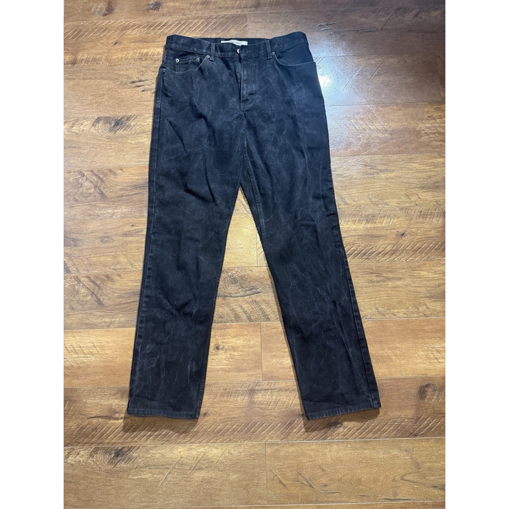 Urban Up Men's‎ Black Washed Denim Straight Leg Jeans Size 34x34